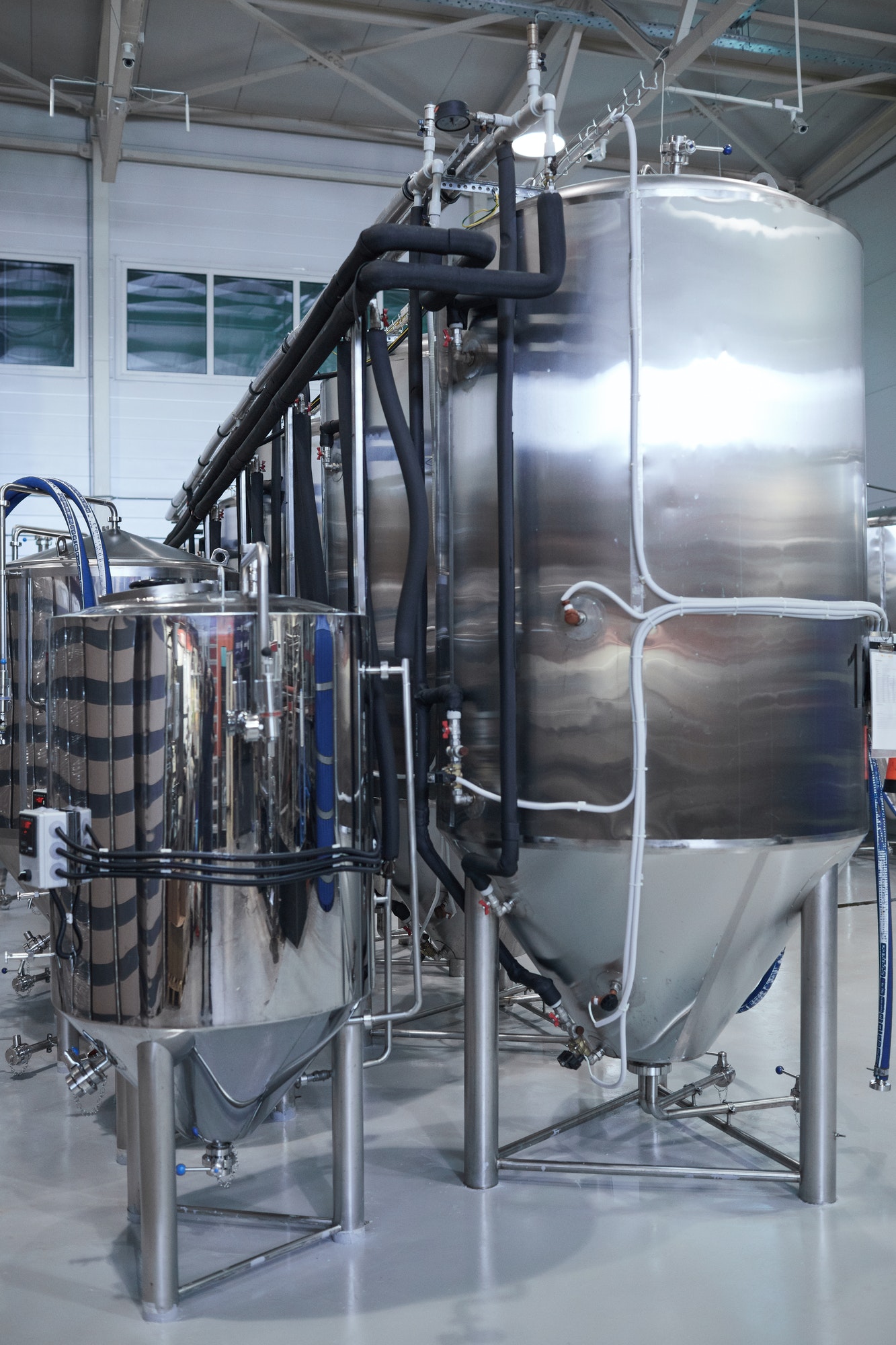 Fermentation Tanks Background